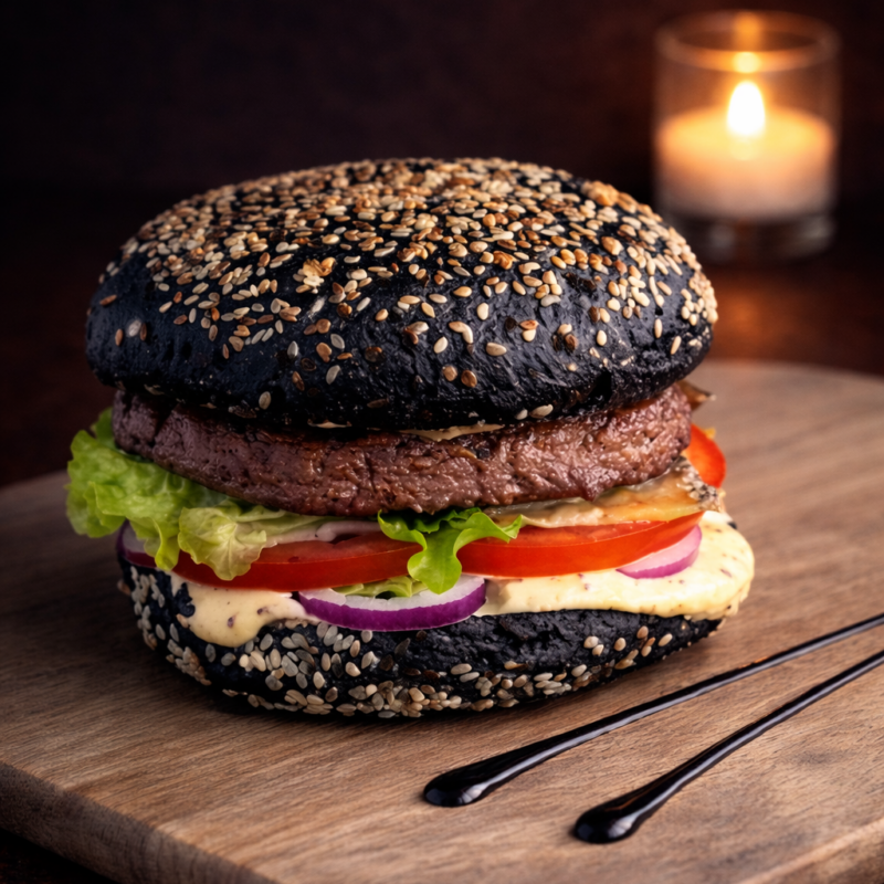 Burger pain noir