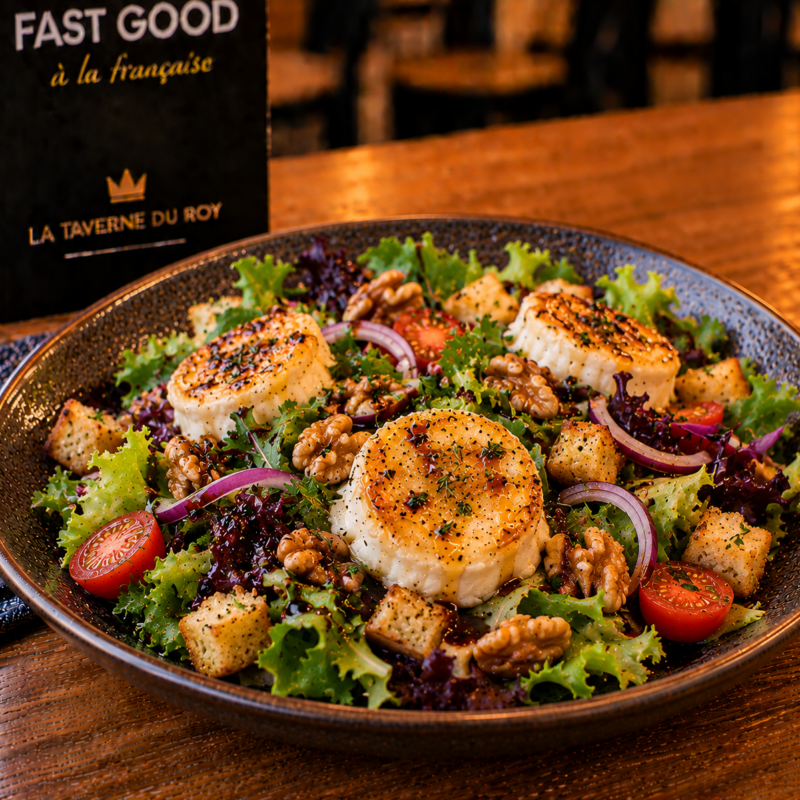 Salade de crottin de Chavignol